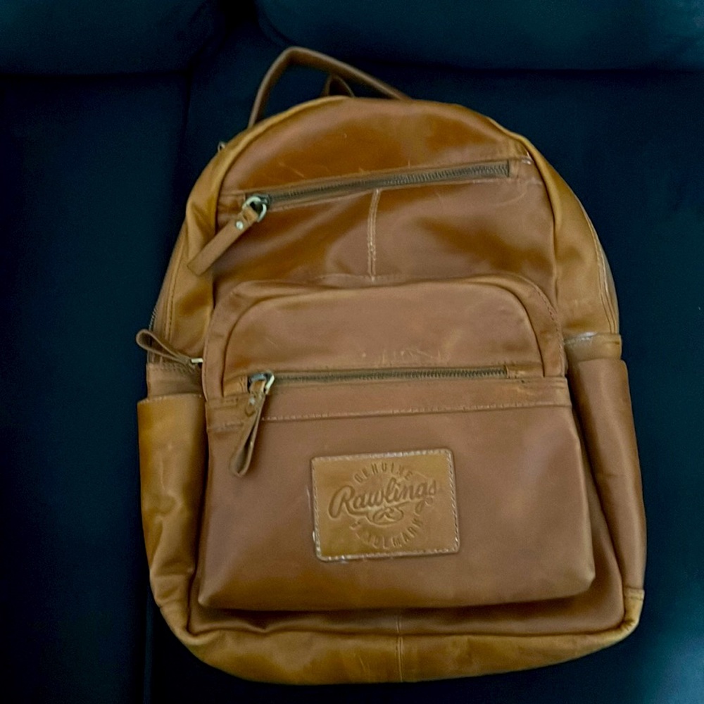 Rawlings Leather Backpack